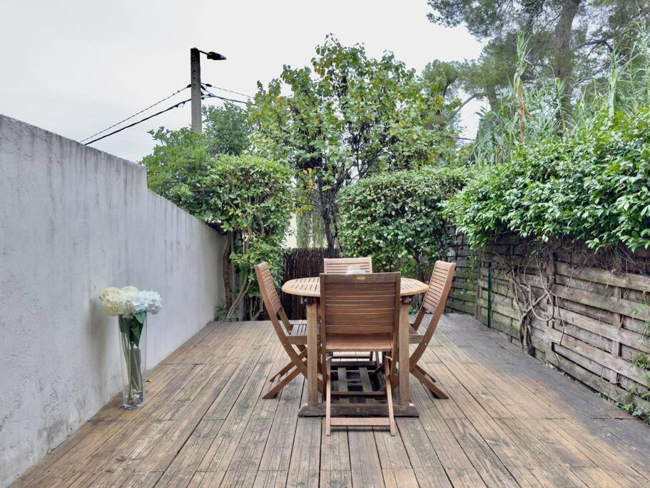 Maison Au Calme 2 Chambres Terrasse Clim Parking Gratuit Montpellier Buitenkant foto